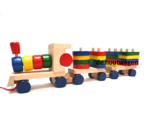 houten geo trein